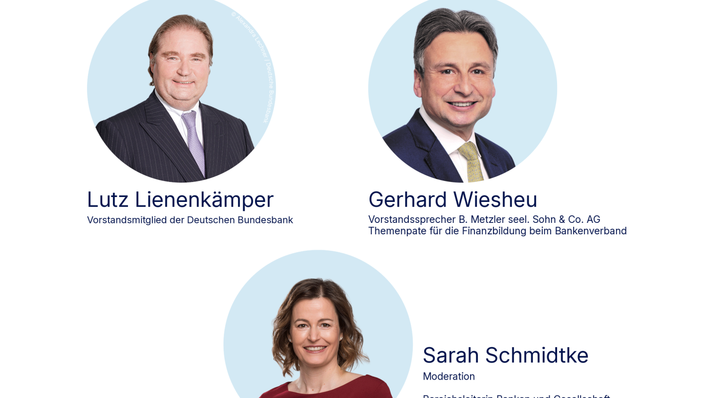 Gäste und Moderatorin