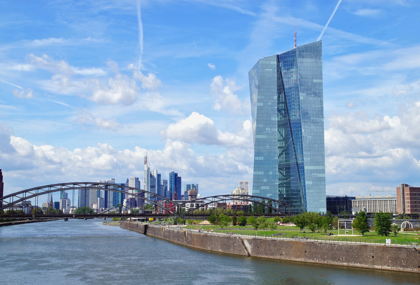 Europäische Zentralbank in Frankfurt